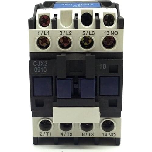 CHINT AC Contactor CJX2-0901 1NC CJX2-0910 1NO 9A Contactor Coil Voltage AC220V AC380V AC110V AC36V AC24V LC1-D09