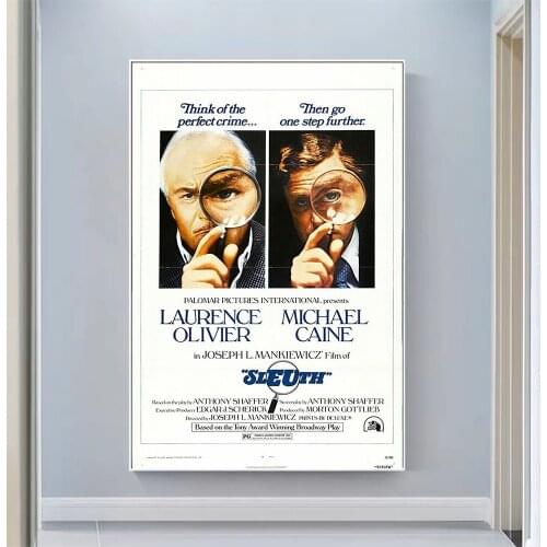 CP1105 Sleuth Classic Hot Movie Print Silk Fabric Poster Indoor Wall Art Decor Gift