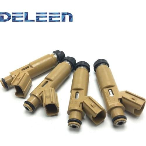 Deleen 4x High impedance Fuel Injector 23250-22030 For Toyota Car Accessories