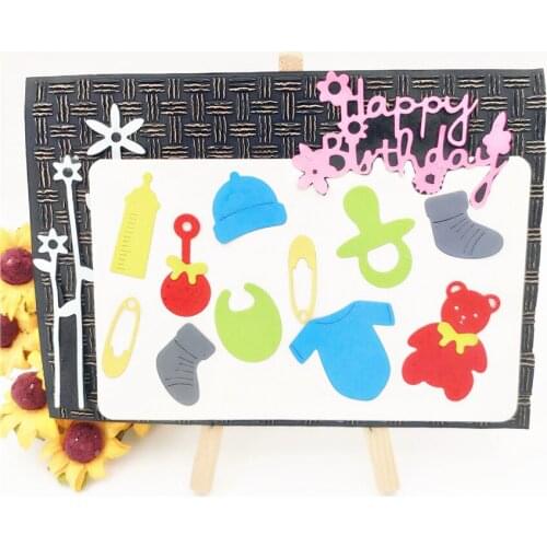 Babys Suits Dies Cut Embossing Scrapbooking Metal Cutting Dies For Photo Album Decorative DIY Cards Carbon Steel Stencil