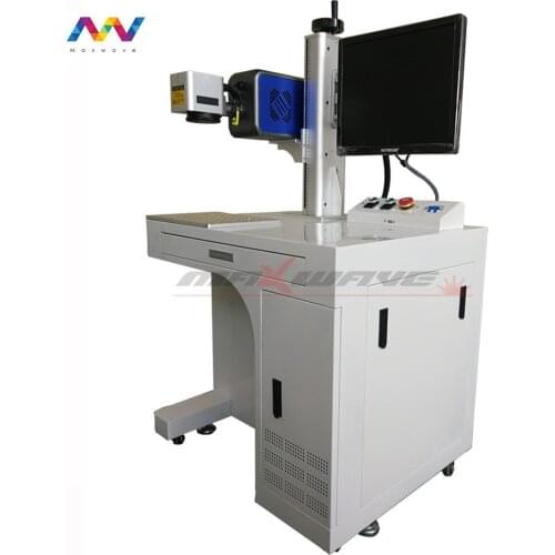 Dynamic 3D Curved Type Metal 50W Fiber Laser marking For electronic circuit fiber laser marking machine
