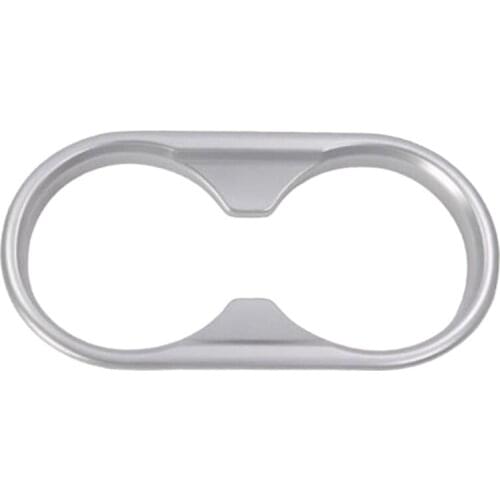 For Mazda CX-8 CX8 CX 8 2018 2019 Chrome Car Front Water Cupholder Frame Cover Trim