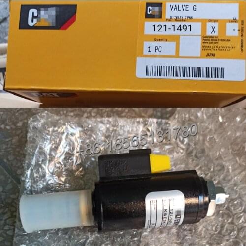 Caterpillar Genuine Parts 121-1491 Hydraulic Pump Solenoid Valve Assy 1211491 for E323D E320D E330D Excavator KWE5K-31 G24DB30