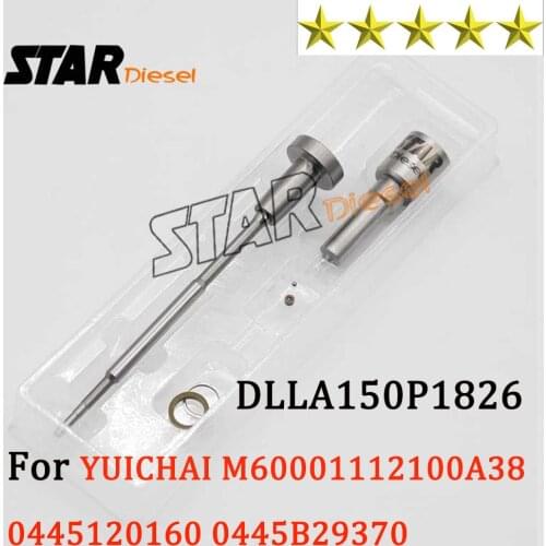 STAR DIESEL Nozzle DLLA150P1826 0433172114 VALVE F00RJ02035 Common Rail Repair kits For 0445120160 0445B29370 0445B29006