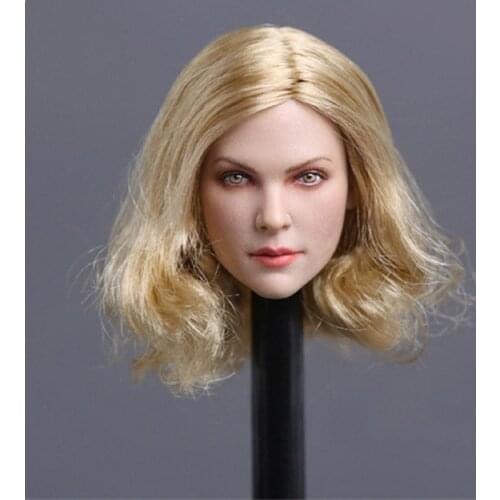1/6 Scale Charlize Theron Head Sculpt Head for 12 Inches Action Figure Doll Body Accessories DIY GACTOYS GC001