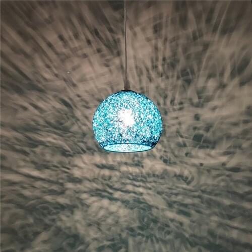 Nordic Simple E27 LED Pendant Light Modern Creative Round Aluminum Hanging Lamp for Living Room Lobby Restaurant Bar Cafe Hotel