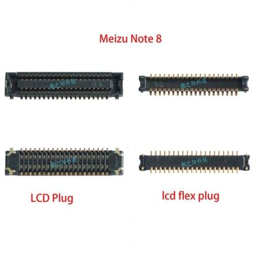 LCD Display FPC Connector Plug MotherBoard Pin For Meizu Note 8 V8 X8