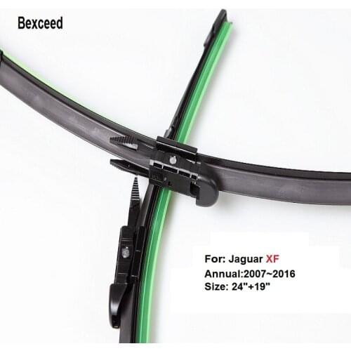 24"+19"High Quality Bexceed of Car windshield Special rubber wiper blade for JAGUAR XF