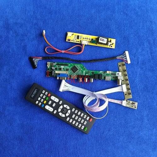 1280*1024 Signal Analog 2CCFL AV VGA USB HDMI-compatible Fit LM190E08/M190E8/M190EG02 LCD screen drive board 30 Pin LVDS DIY kit