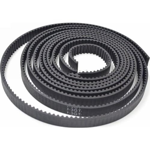 GT3 Synchronous Belt, Width=9/15mm, Fit 3GT Pulley, 3GT-9 Rubber Open Timing Belt, 3D Printer Accessory 3GT-15