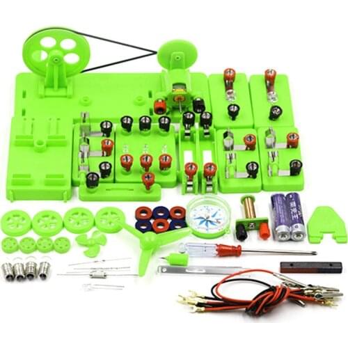 Student Science Experiment Electricity Circuit Magnetism Physics Toy Learning Supply Teaching Aids for Kids learn,think ,explore