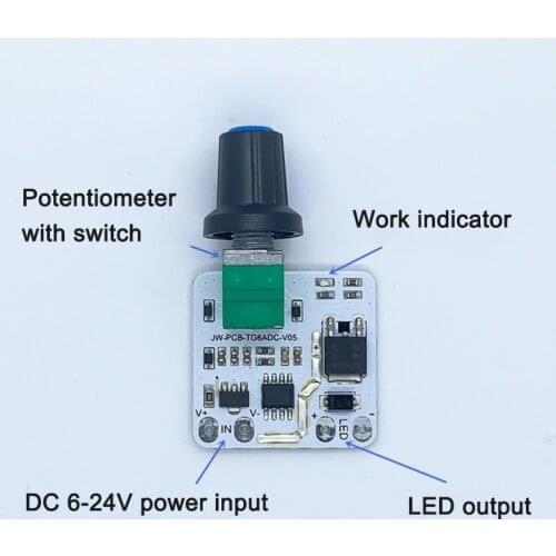 Brightness Adjustment Advertising Word Light Box No Flicker 12V LED Constant Voltage Dimmer Module Light Strip With Switch Board
