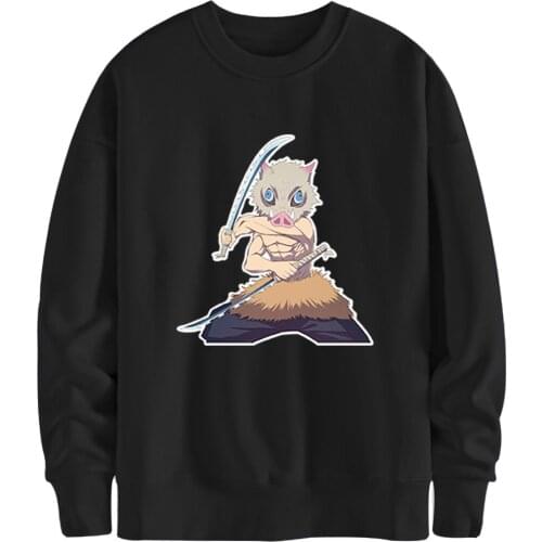 Demon Slayer Long Sleeve Sweatshirts Man Hoody Fashion Printing Clothing Streetwear Man Tracksuits Outdoor Supoleron Hombre