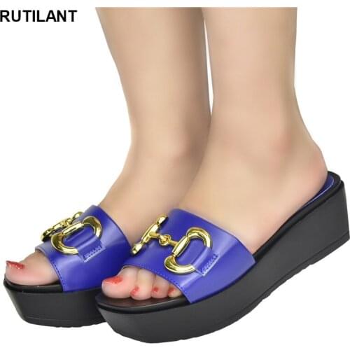 New Fashion Metal Chain Womens Platform Heels Women Shoes High Heel Shoes for Wedding Women Slip on Ladies Shoes and Sandals