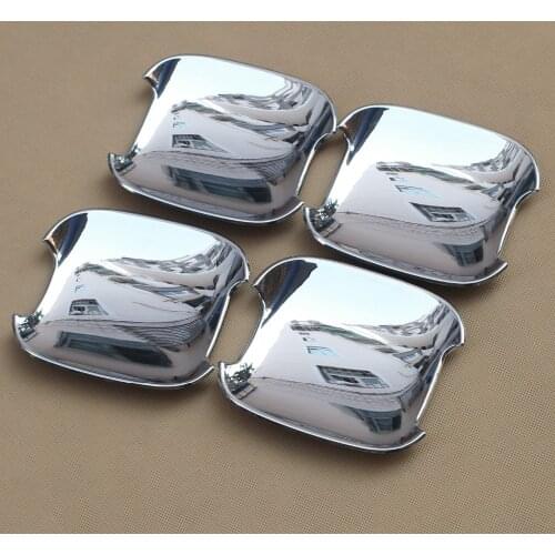 Bright Chrome Door Handle Molding For Audi Q7 2016 2017 2018 Protector Surrounds Accessories