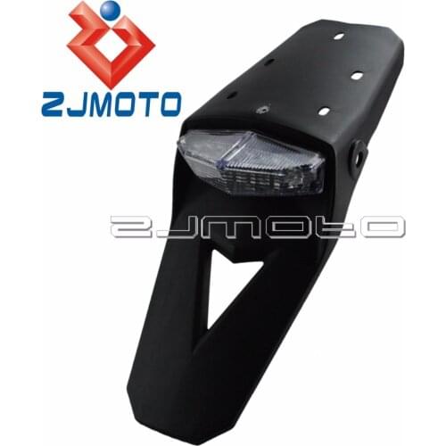 LED Taillight For Motorcycle Enduro Trial Dirt Bike LED Stop Light Rear Fender Tail Light Lamp For Yamaha Suzuki