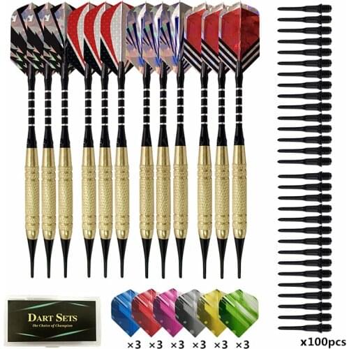 12pcs Professional Darts for Electronic Dartboard Party Bar Outdoor and Indoor Games