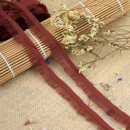 #1573 Elastic Bands rubber bands for headbands Mesh Lace Trim Elastic Ribbon Baby Girl skirt Pants DIY Soft Underwear Ropes