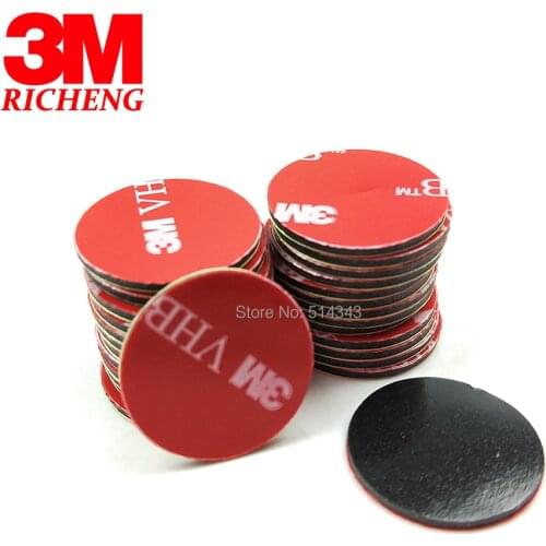 20pcs 3M VHB 5952 20mm Round Heavy Duty Double Sided Adhesive Acrylic Foam Tape Good For Car Camcorder DVR Holder