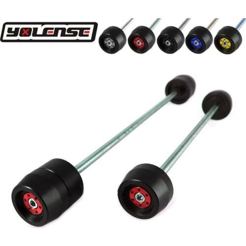 For YAMAHA YZF-R1 YZFR1 YZF R1 2015 2016 2017 Motorcycle Accessories Front & Rear Axle Fork Crash Sliders Wheel Protector