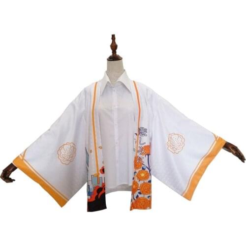 Anime Bungo Stray Dogs Dazai Osamu Nakahara Chuya haori Yuori cosplay costume coat halloween costumes for women men