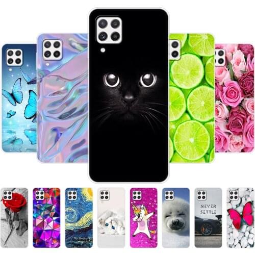 For Samsung A22 Case Phone Back Cover For Samsung Galaxy A22 5G 4G GalaxyA22 A 22 Bumper Soft Tpu Silicon Case Funda Etui Bag