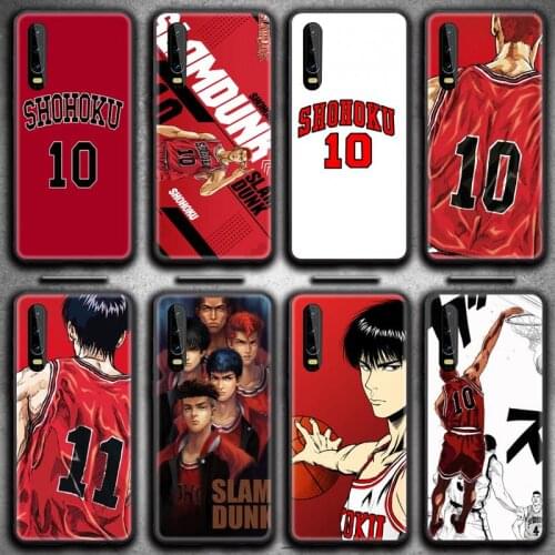 Anime Slam Dunk Shohoku Team Phone Case for Huawei P20 P30 P40 lite E Pro Mate 30 20 Pro P Smart 2020 P10