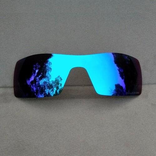 Ice Blue Mirrored Replacement Lenses for Oil Rig Sunglasses Frame 100% UVA & UVB Anti-Reflective