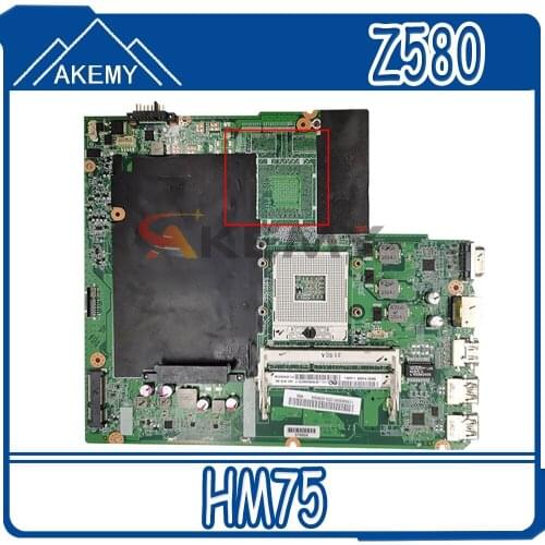 Laptop motherboard For LENOVO Ideapad Z580 Core HM75 Mainboard DA0LZ3MB6G0 11S90000921ZZ 90000921