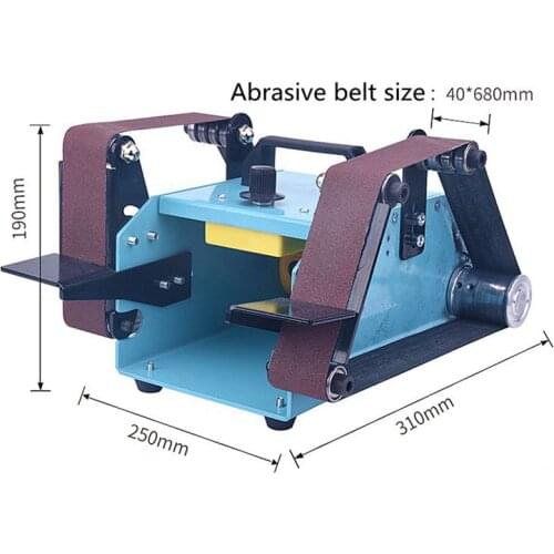 950W 220V Belt Sander Multifunctional Grinder Electric Abrasive Belt Machine Polishing Belt Grinding Machine Metal Wood Polished