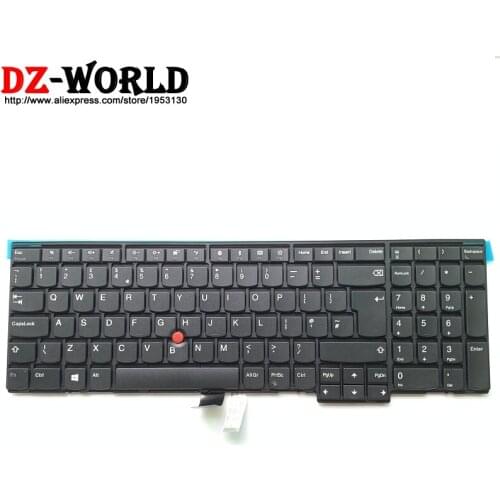 New Original GB UK English Keyboard for Lenovo Thinkpad L570 Teclado 01AX639 01AX680