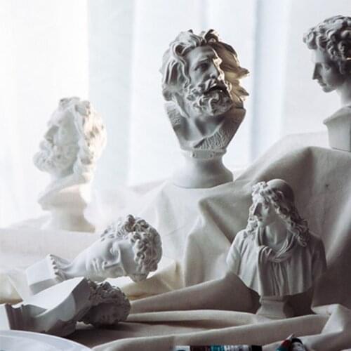 New European-style Greek Small Ornaments Art Student Sketch Resin Imitation Plaster Figure Character Model Decoration Imaging