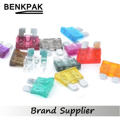 ZINC pins Medium Car Blade Fuse auto fuse 3A 5A 7.5A 10A 15A 20A 25A 30A 35A 40A