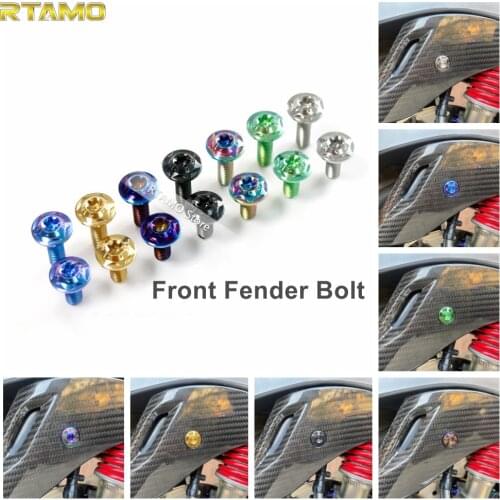 Rtamo Gr5 Titanium Alloy Rear Turn Signal Self Tapping M4 Screws Kit (2pcs) Fit Verspa Sprint 150
