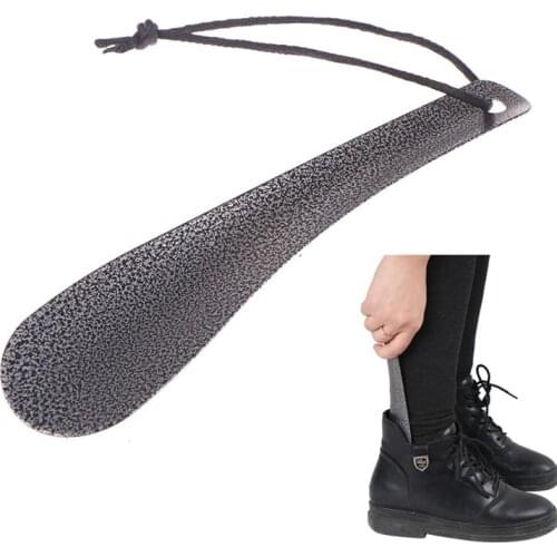 1Pc Pratical Shoehorn Stainless Steel Shoe Horn Spoon Shoes Lifter Tool 19CM