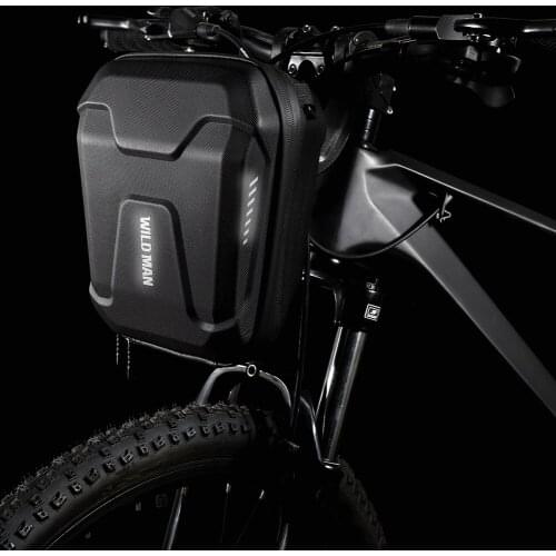 Detachable Bicycle Handlebar Head Bags Mountain MTB Road Bike Night Riding Reflective Hard Shell Phone Case Cycling Supplies