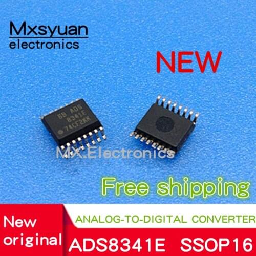5pcs Freeshipping ADS8341E ADS8341EB ADS8341 SSOP-16 New original ANALOG-TO-DIGITAL CONVERTER