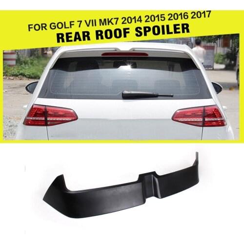 Car Styling Rear Roof Spoiler Trunk Lip Wing For Volkswagen VW Golf 7 VII MK7 Standard 2014-2017 FRP Unpainted Black Primer