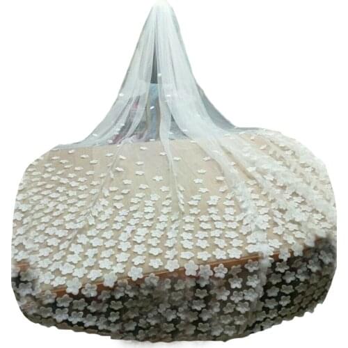 2021 New Bridal Veils Handmade Flower Wedding Accessories Studio Photo Taking With Hair Comb 3M Long Sequin Lace Veils