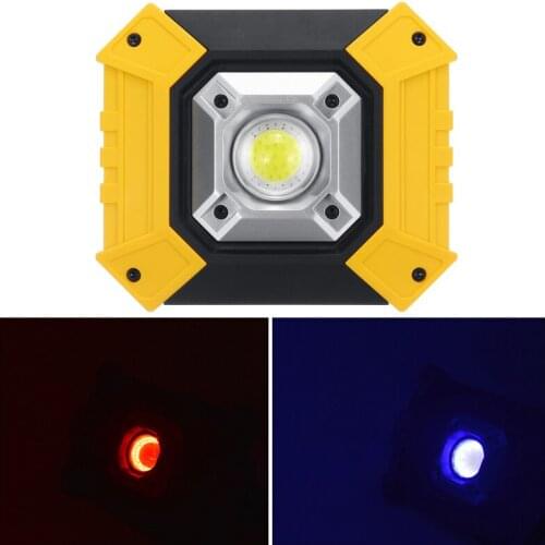 Led Portable Spotlight Super Bright COB Led Work Light Rechargeable for Outdoor Lampe Led Flashlight Hunting Camping Dropship