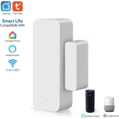 Smart Switch Alarm Security System Automation WiFi Door Sensor Tuya Smart WIFI Door Window Sensor Family Intelligence System