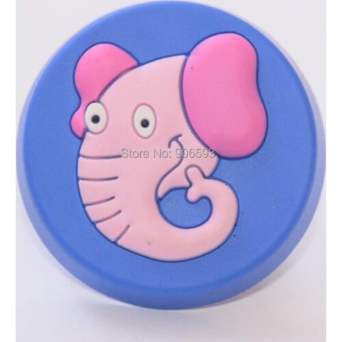 12pcs lot free shipping sweet Elephant shape cabinet knobs