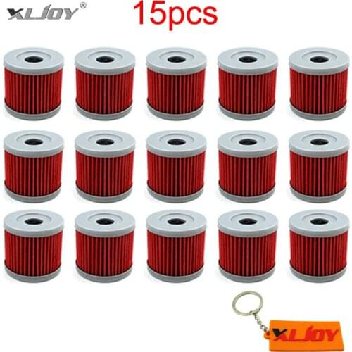 15pcs Fuel Oil Filter Cleaner For Chinese 150cc 200cc 250cc Lifan Zongshen Loncin CB250 Engine Dirt Pit Bike ATV Quad Motocross