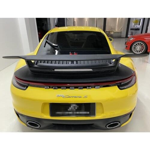 Alerón trasero de fibra de carbono, decoración de alerón trasero, estilo AC, Real, gran oferta, Porsche-911, 992