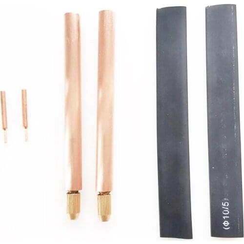DIY Spot Welding Machine Spot Welder Copper Handheld Spot Welding Pen Hole Terminal Connector/Electric Welding Pen