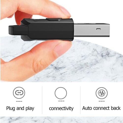 Bluetooth-compatible Transmitter Wireless Receiver for PS5 PS4 Game PC Audio Adapter Strong Compatibility, Suitable for Multiple