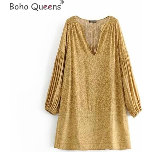 BOHO QUEENS Yellow Summer Dresses