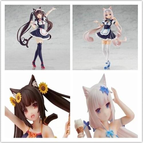 17cm PARADE Nekopara Vanilla Chocola Sexy Girl Anime Figure Vanilla Chocola Action Figure Collectible Model Doll Toys