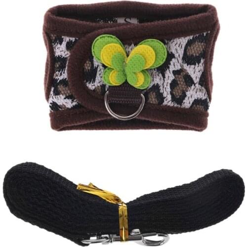 Hamster Harness Vest Adjustable Leash Set for Guinea Pig Chinchilla Mice Rat Ferret Small Animal Accessories