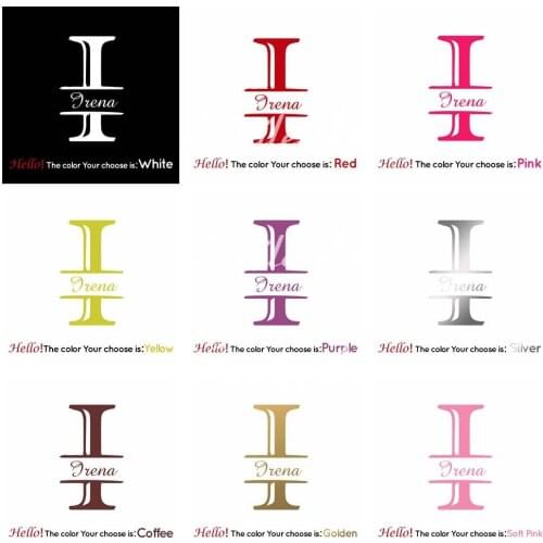 Creative Personalized Baby Name Pvc Wall Decals Home Decor For Baby Kids Rooms Decor Wall Decoration Murals